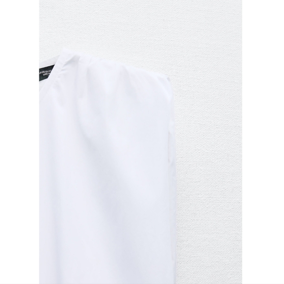 MIXED POPLIN FULL LENGTH JUMPSUIT SIZE M - Picture 5 of 7